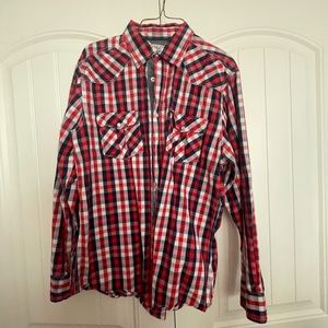 PD&C PLAAID SHIRT L